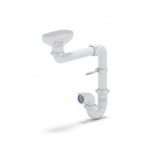 DR5000 Сифон АНИ Пласт 1 1/2 * 40 прямоточный с разрывом струи смещенный DR5000 Сифон АНИ Пласт 1 1/2 * 40 прямоточный с разрывом струи смещенный