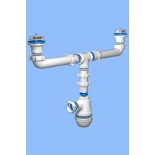 Сифон Ани Грот 1-1/2 х 40 двойной А3000