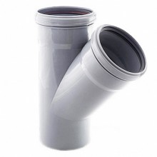 Тройник кан. 110х110 угол 45*  Flextron (7)