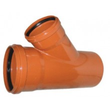 ТРОЙНИК нар.кан.  D 110х50 угол 45* Flextron (15)