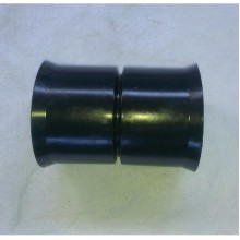 Муфта двухраструбная ф100 Политэк (двухсл.) (1)