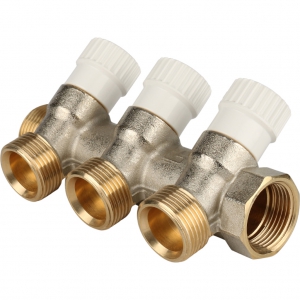 Коллектор регул.  3/4 х 3/4нар. - 3 вых. ЕК STOUT l 1/13 в упак.