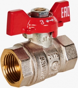 RBV-0004-2210220 ROMMER Кран шаровой, ВР/НР, ручка бабочка 3/4