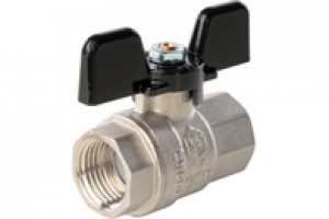 SVB-0002-200020 STOUT Кран шаровой полнопроходной, ВР/ВР, ручка бабочка 3/4