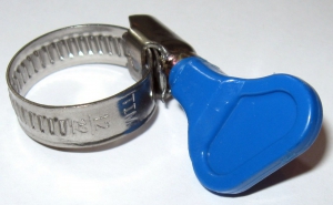 Хомут  (червячный) с барашком (нерж.) 13х25/50