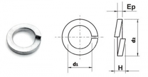 Шайба М16  DIN 127  гроверная  (2,5 кг/288 шт.)