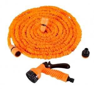 Шланг пол. растягив. 15м с набором для полива (пистолет 7 режимов)  Вихрь