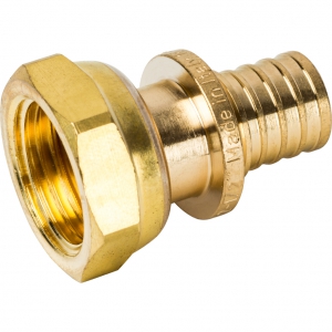 Акс. муфта- переходник ВР 16*3/4 с накидной гайкой (евроконус) STOUT | 10/100 в упак.