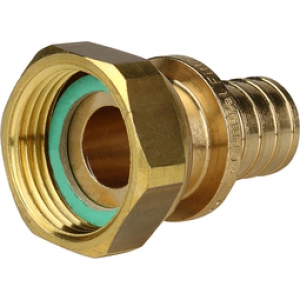 Акс. муфта- переходник ВР 20*3/4 с накидной гайкой STOUT (10/180)