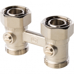 Узел ниж. подключения 3/4 для двухтрубной системы, прямой | STOUT l 1/40 в упак.