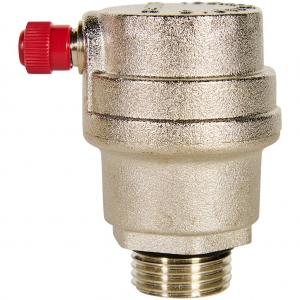 RVA-0002-000015 ROMMER Воздухоотводчик автоматический боковой выпуск, нар.р. 1/2 никель, уплотнительное кольцо - EPDM