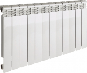 РАДИАТОР алюм.  500/80 Tropic  4 секц. Рр=1,8 МПа, Тмакс=110°С 320х580х80