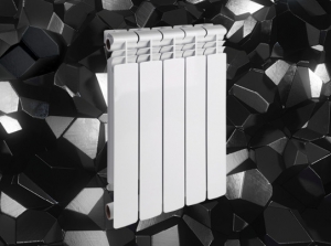 РАДИАТОР бимет.  500/80 BI FIRENZE (12 секций) Серый квадрат