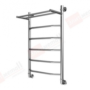 Полотенцесушитель водяной Вектра с полкой (Лесенка) 1 (AISI 304, 2 мм)