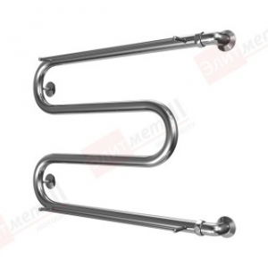 Полотенцесушитель водяной М-образный с полкой 1 (Серия Классика, 2 мм