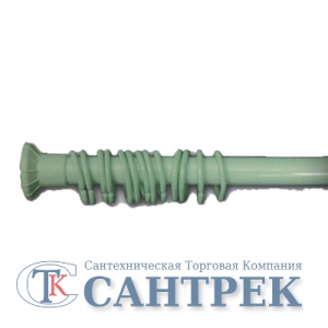 КАРНИЗ В ВАННУЮ КОМНАТУ зеленый/салатовый 110х200см