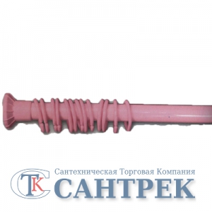 КАРНИЗ В ВАННУЮ КОМНАТУ розовый 110х200см