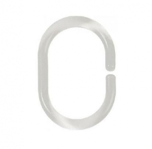Кольцо для шторы в ванную прозрачное