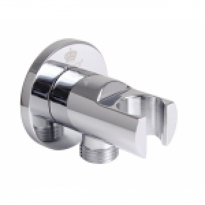 Кронштейн настенный для соединения душевого шланга 0047 круглый мет. Kaiser