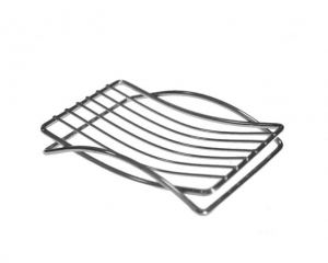 Мыльница настольная нерж. хром 75005 Китай