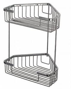 ПОЛКА угловая 2 яруса хром 335-1/L