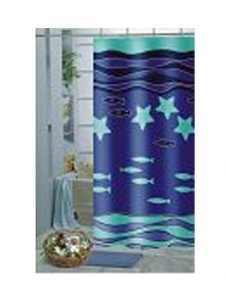 Шторка для ванной ZALEL 1313 1313 Underwater World (П60)