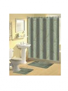 Шторка для ванной ZALEL 1344 зел. (П59)