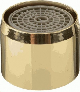 Аэратор (внутр) лат М22*1 вн рез (золото)