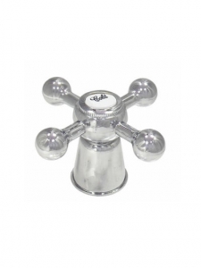 Маховик Крест квадрат пластик хром