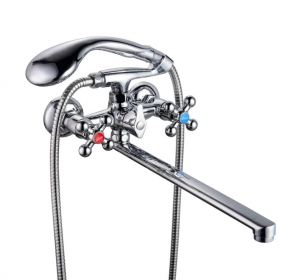 Смес. ванна 2-рук. FAUZT (кер/перекл.) FZ701-A32/1