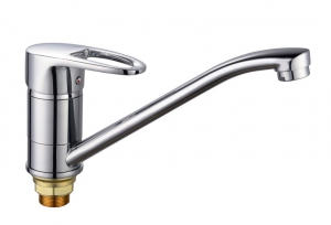 Смес. кухня 1-рук. д/н FAUZT на гайке FZs805-B126 ф40