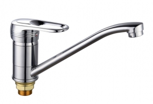 Смес. кухня 1-рук. д/н FAUZT на гайке FZs805-B130 ф40