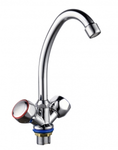 Смес. кухня 2-рук. FAUZT на гайке FZ211-A11