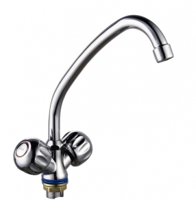 Смес. кухня 2-рук. FAUZT на гайке FZ223-A21