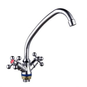 Смес. кухня 2-рук. FAUZT на гайке FZ223-A32