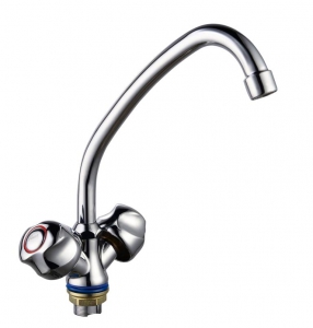 Смес. кухня 2-рук. FAUZT на гайке FZ223-A76