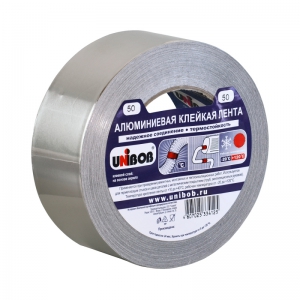 Скотч алюминиевый 50ммх40м/24 UNIBOB