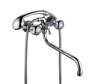 Смес. ванна 2-рук. TSARSBERG 111-30 шар. пер. крест кер.