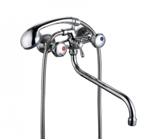 Смес. ванна 2-рук. TSARSBERG 111-41 шар. пер.  крест кер.