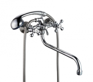 Смес. ванна 2-рук. TSARSBERG 111-95 шар. пер. крест кер.