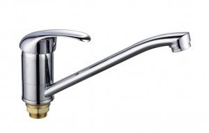 Смес. кухня 1-рук. д/н  TSARSBERG  с гайкой 650-1202 б/ГП ф40