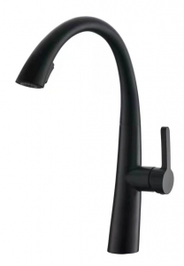 Смес. кухня 1-рук ПСМ-301-9 STEELAISI-304 с выдвижной лейкой Черный-бронза тип См-МОЦБИвА