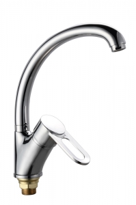 Смес. кухня 1-рук. бок. ПСМ  с гайкой 335-008 ПЛЮС тип См-МОЦБА ф40