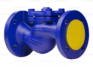 Обратный клапан ф/ф Ду 25 Ру 16 Tmax=300° С, чугунный, тип V287, Zetkama