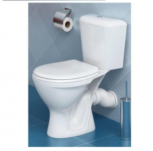 Унитаз Компакт PRO (арм.+сид.) белый, антивсплеск, прямой выпуск (г.Воротынск)