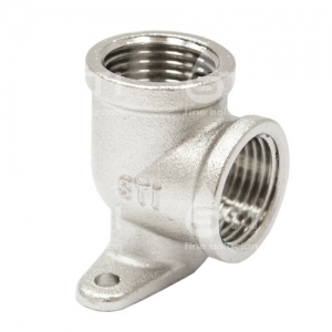 Угольник  1/2 г/г с крепл. (ник.) STI