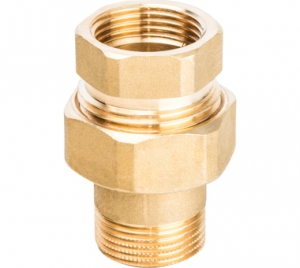 Американка 2 г/ш прямая STOUT (ж)  (плоское упл.) l 7 в упак.