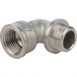 Угольник  1/2 г/ш  (ник.) с упор. STOUT l 10/80 в упак.