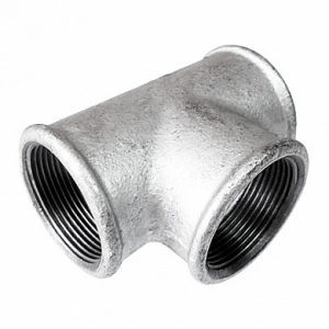 Тройник чуг. ОЦИНК 32х15 мм Fittex