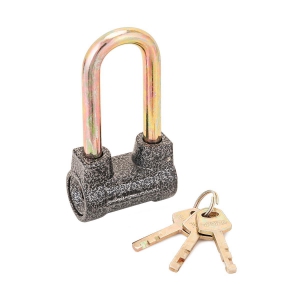 Замок навесной Аллюр ВС2-4-01С, d 10 мм, 54 x 40 мм (3 ключа) Длинная дужка